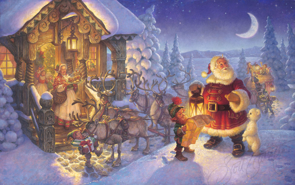 Free Download Santa At The North Pole The Art Of Scott Gustafson