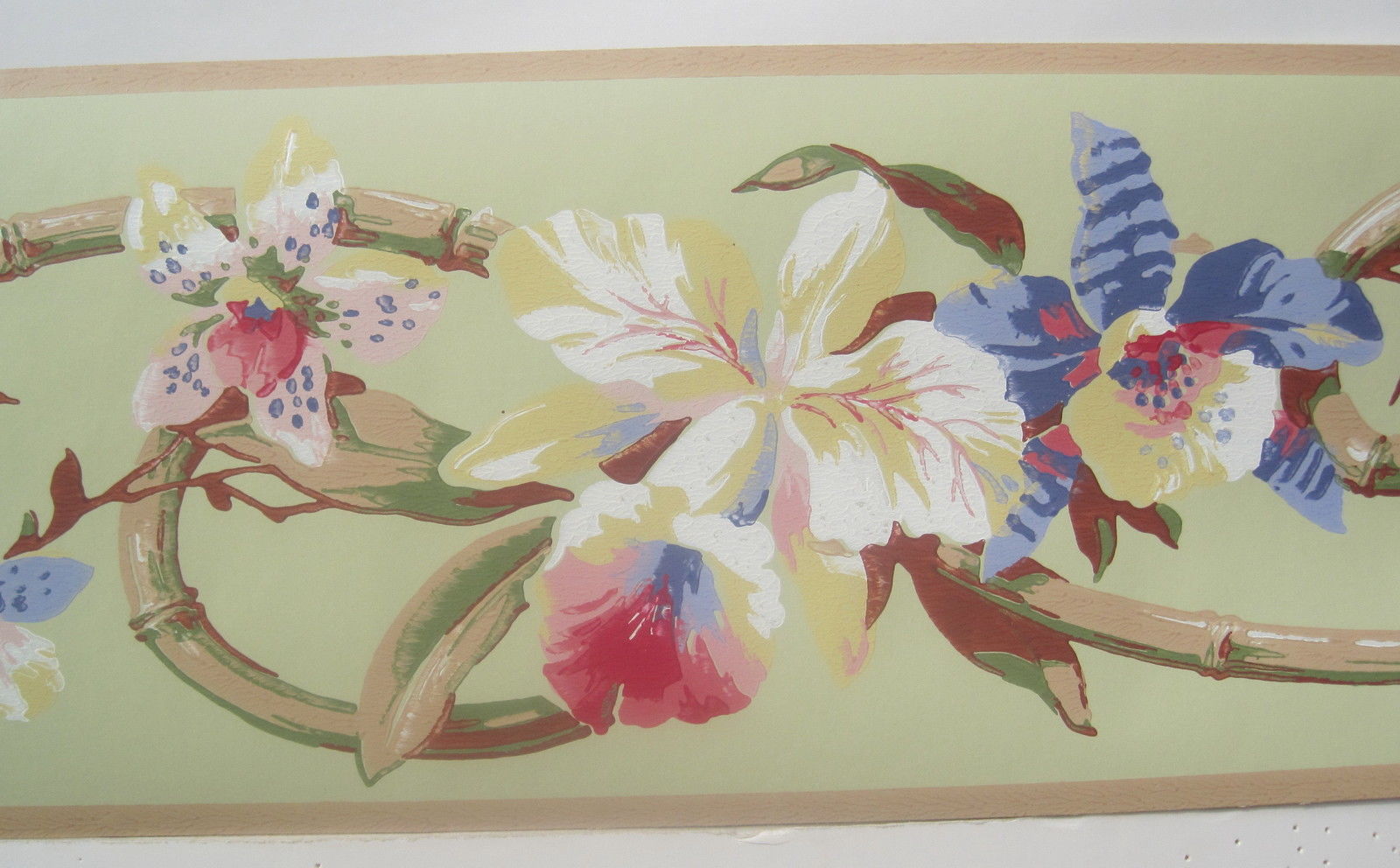 Free download TROPICAL FLOWERS ORCHIDS Wallpaper Border 6 78 [1600x992