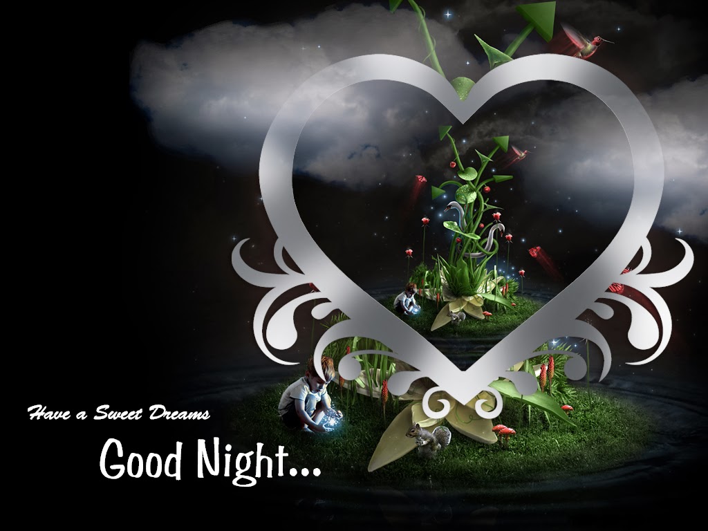 Lovable Image Good Night Quotes With Background