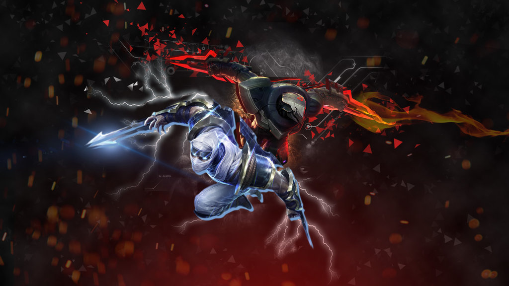 League Of Legends Zed Wallpaper By Prowto
