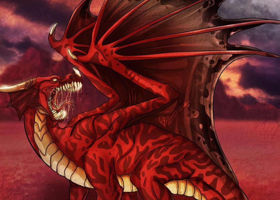 Dragon Wallpaper For Smartphone Red