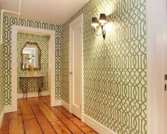  Sevigny NYC Apartment w Kelly Wearstlers Imperial Trellis wallpaper