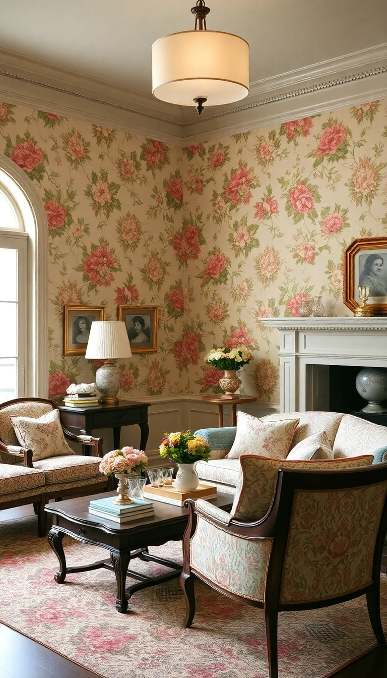 Waverly Williamsburg Wallpaper