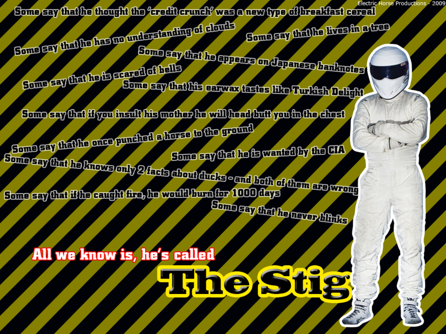 The Stig HD Background Wallpaper