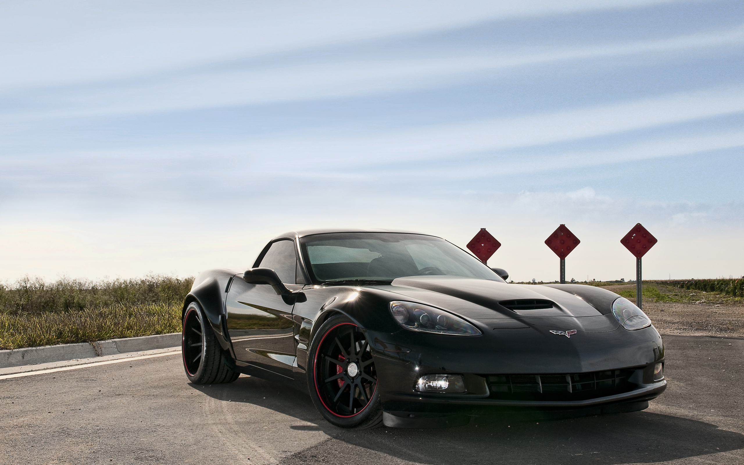 Corvette Stingray Black Wallpaper HD With
