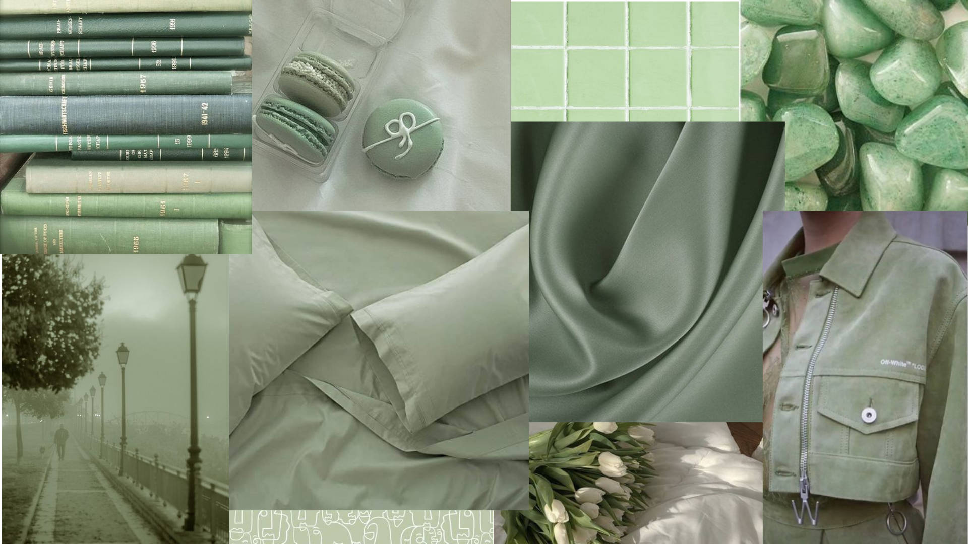Sage Green Aesthetic Wallpaper