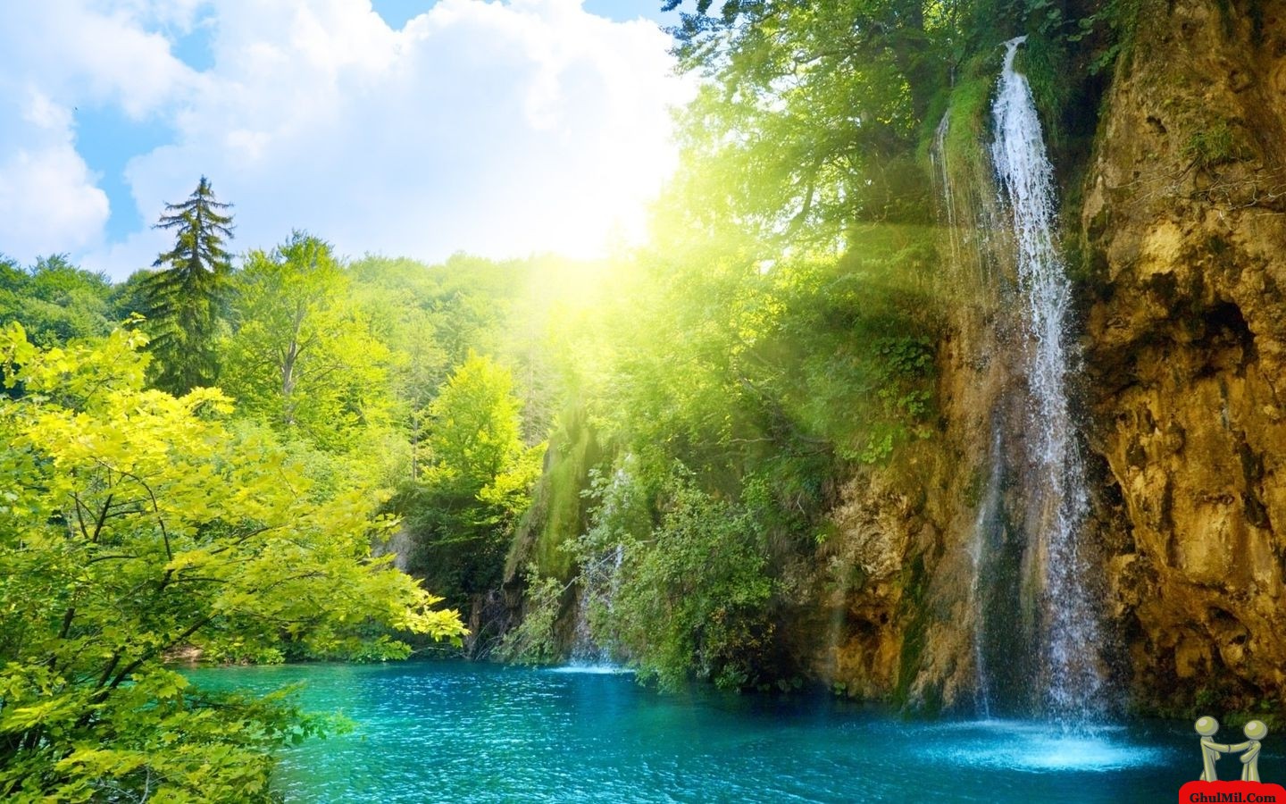 3d Awesome Beautiful Waterfalls Desktops Laptops With Resolutions