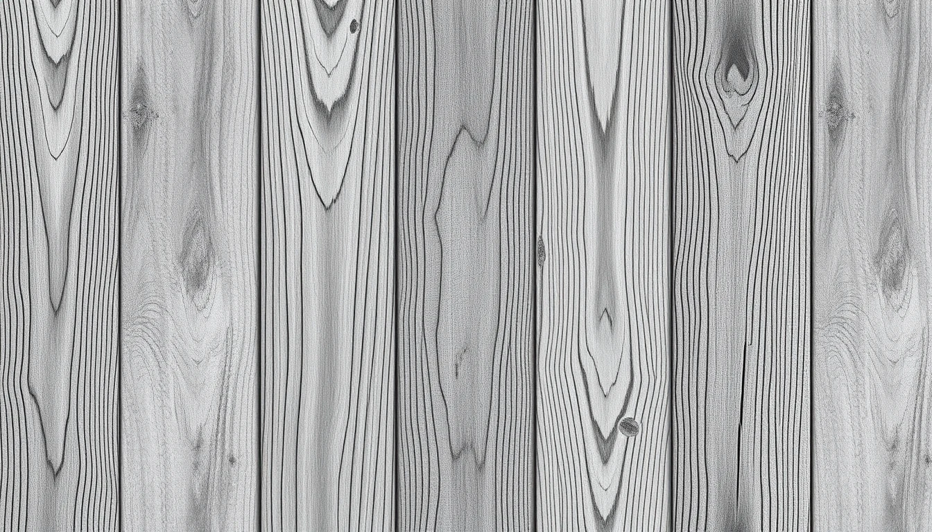 Gray Wood Texture Wallpaper
