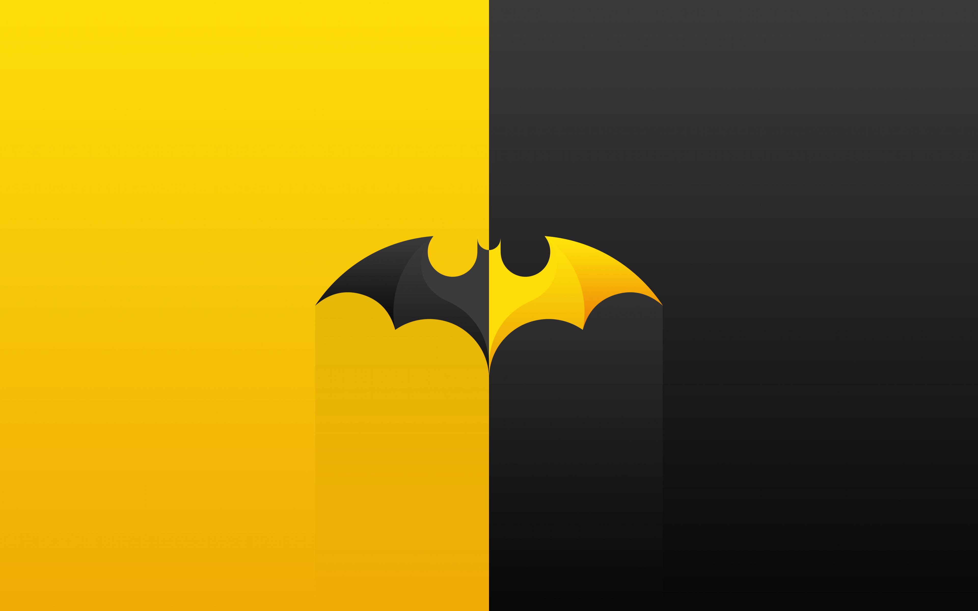 Wallpaper Batman Batch Minimal Logo 4k