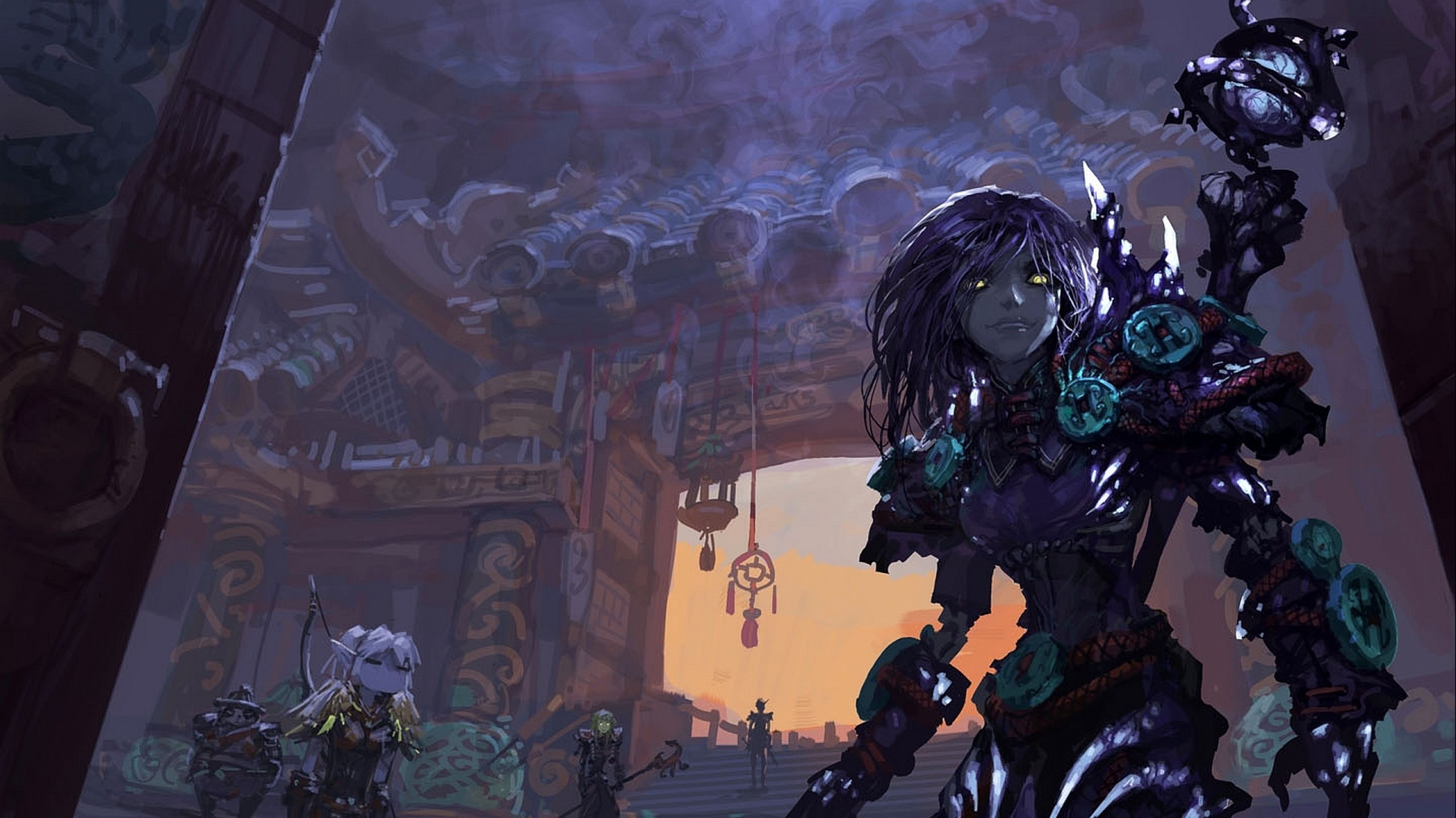 World Warcraft Fantasy Adventure Artwork Warrior S Wallpaper