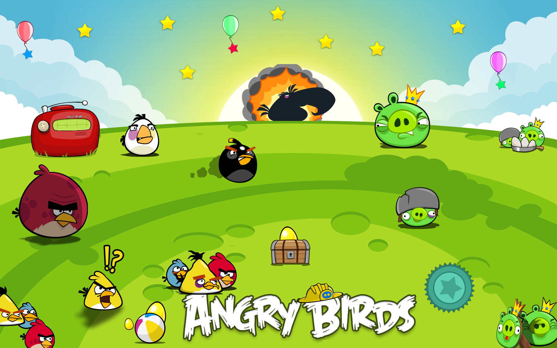 Angry Birds Wallpaper angry birds 31503645 1920 1200png
