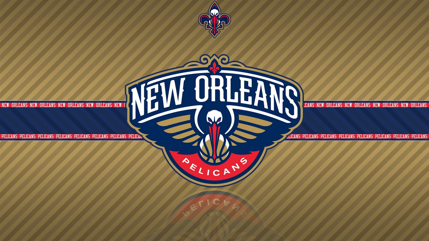 Nba New Orleans Pelicans Team Logo Widescreen Hd Wallpaper