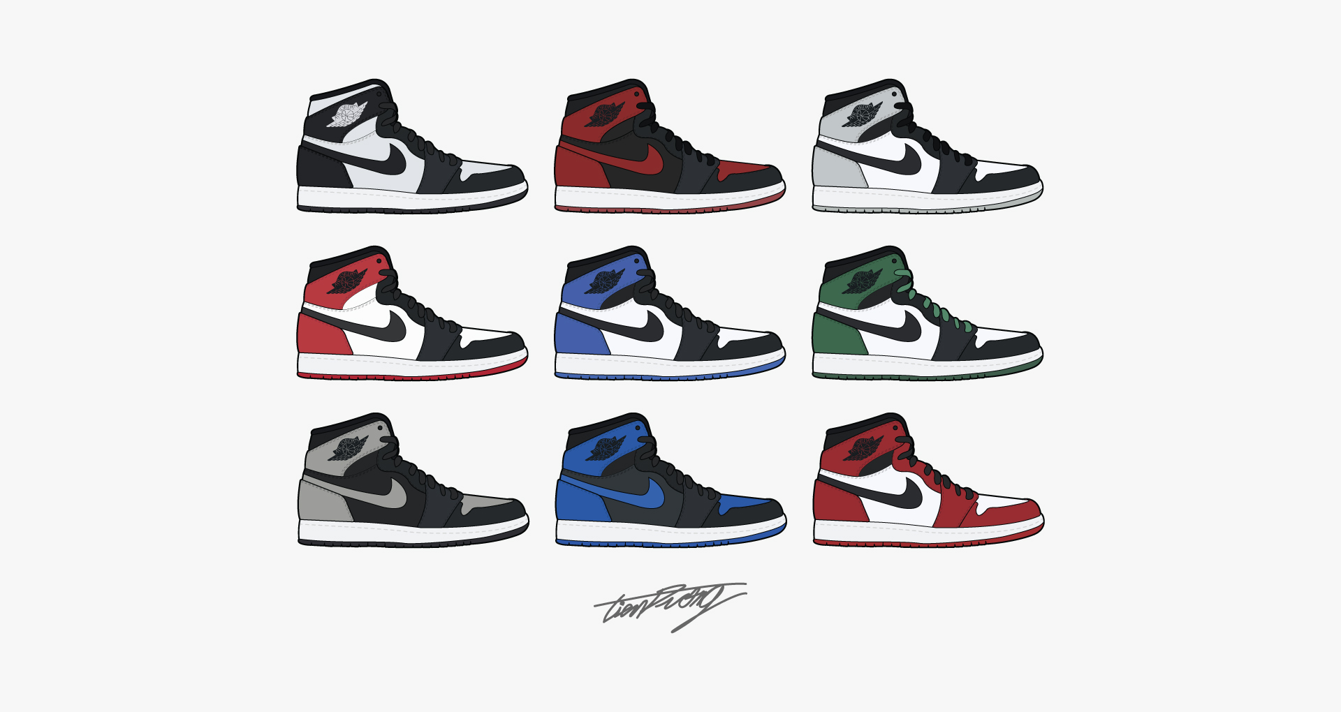 Jordan 1 OG Wallpaper Sneakers