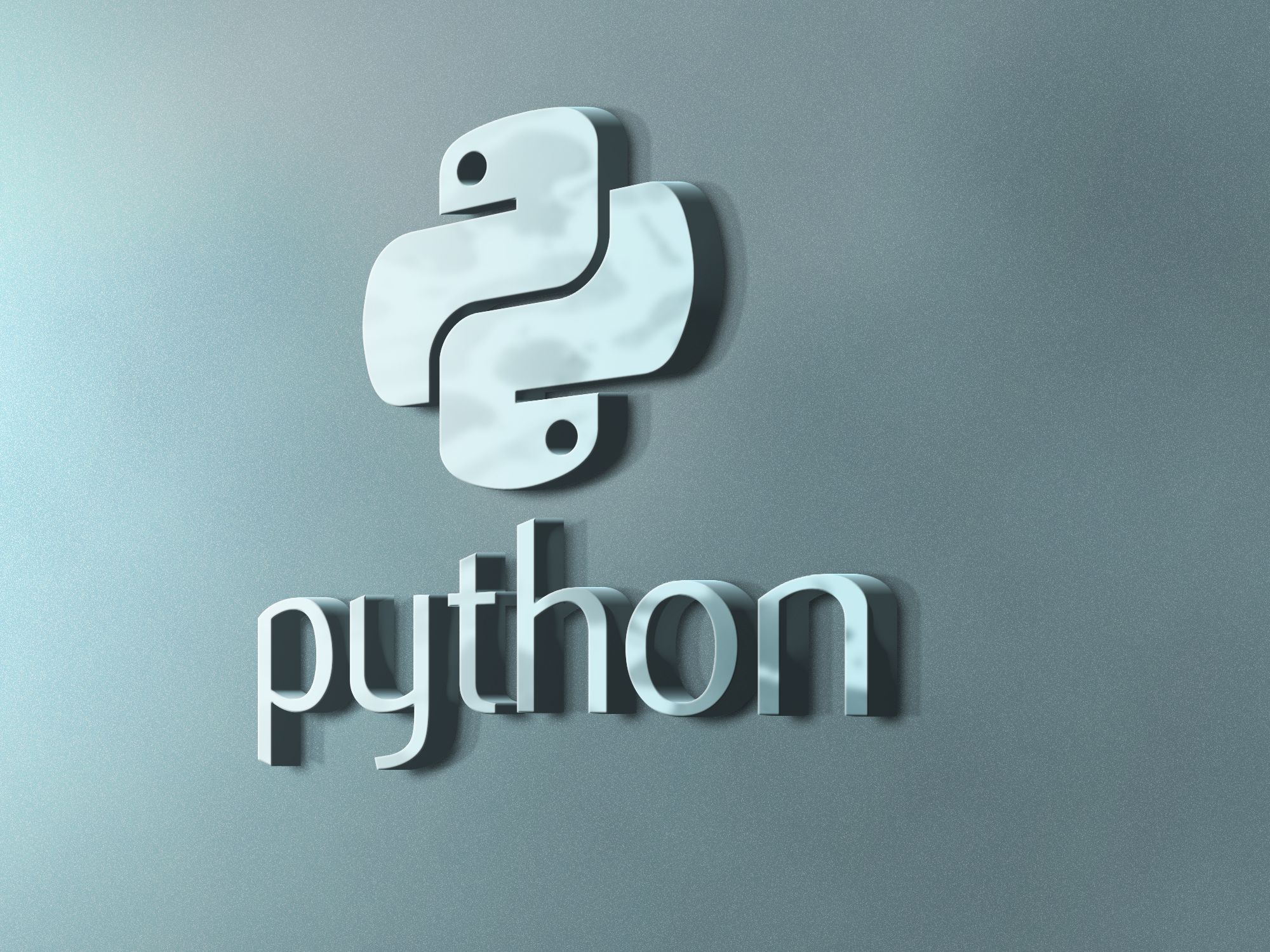 Python Logo Concept Python Python programming Learning logo