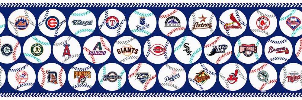 MLB Baseball Home DecorMLB Teams Grand Slam Wall Border 595245