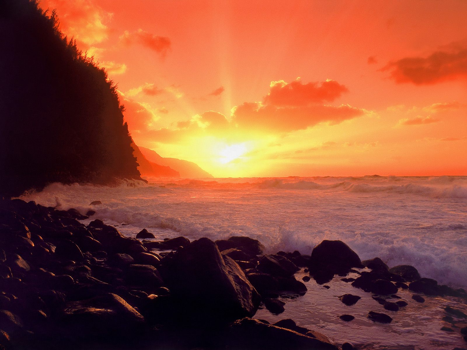 Nature Wallpaper Hawaii Sunset