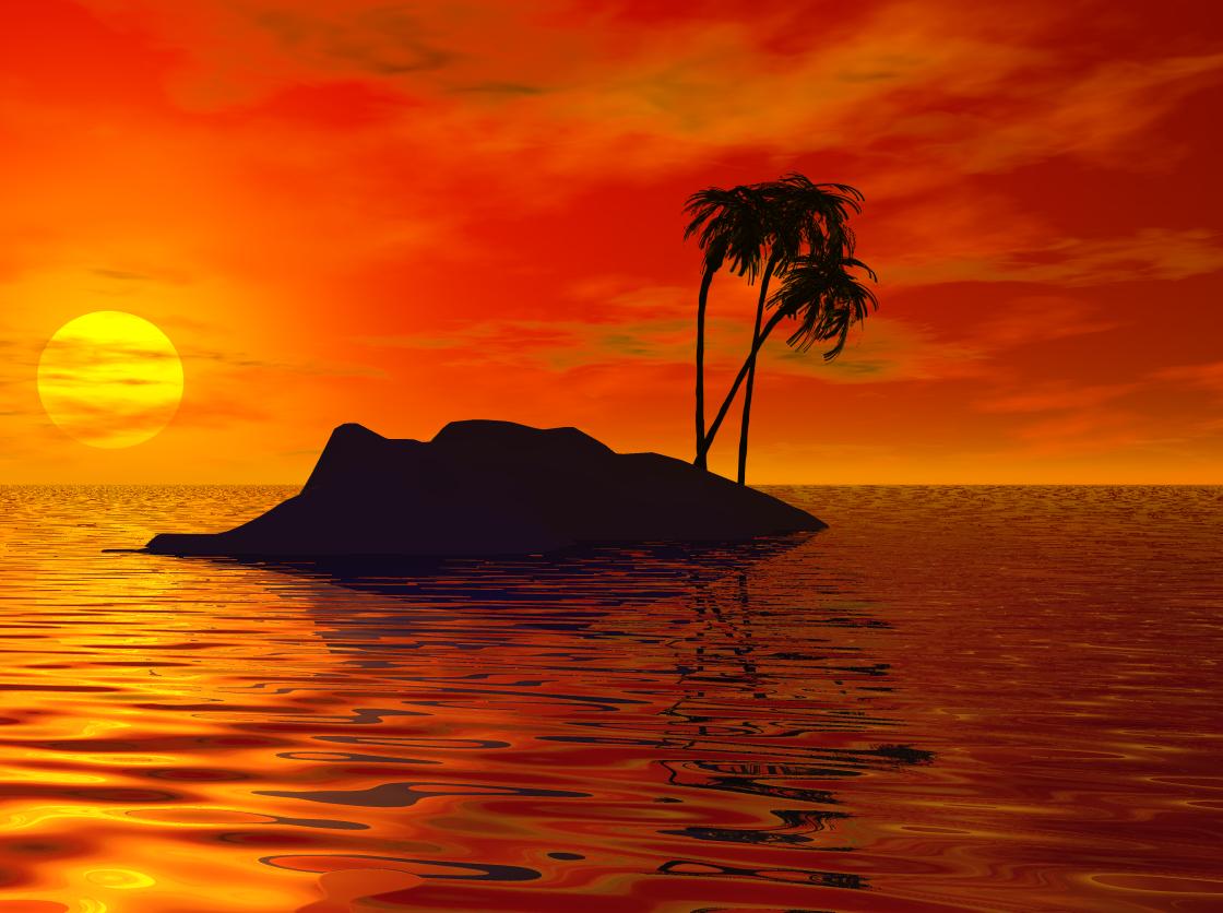  42 Island  Sunset  Wallpaper on WallpaperSafari