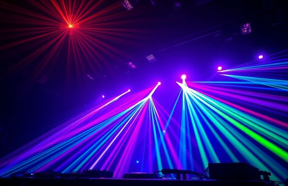 Led Dj Lights Wallpaper