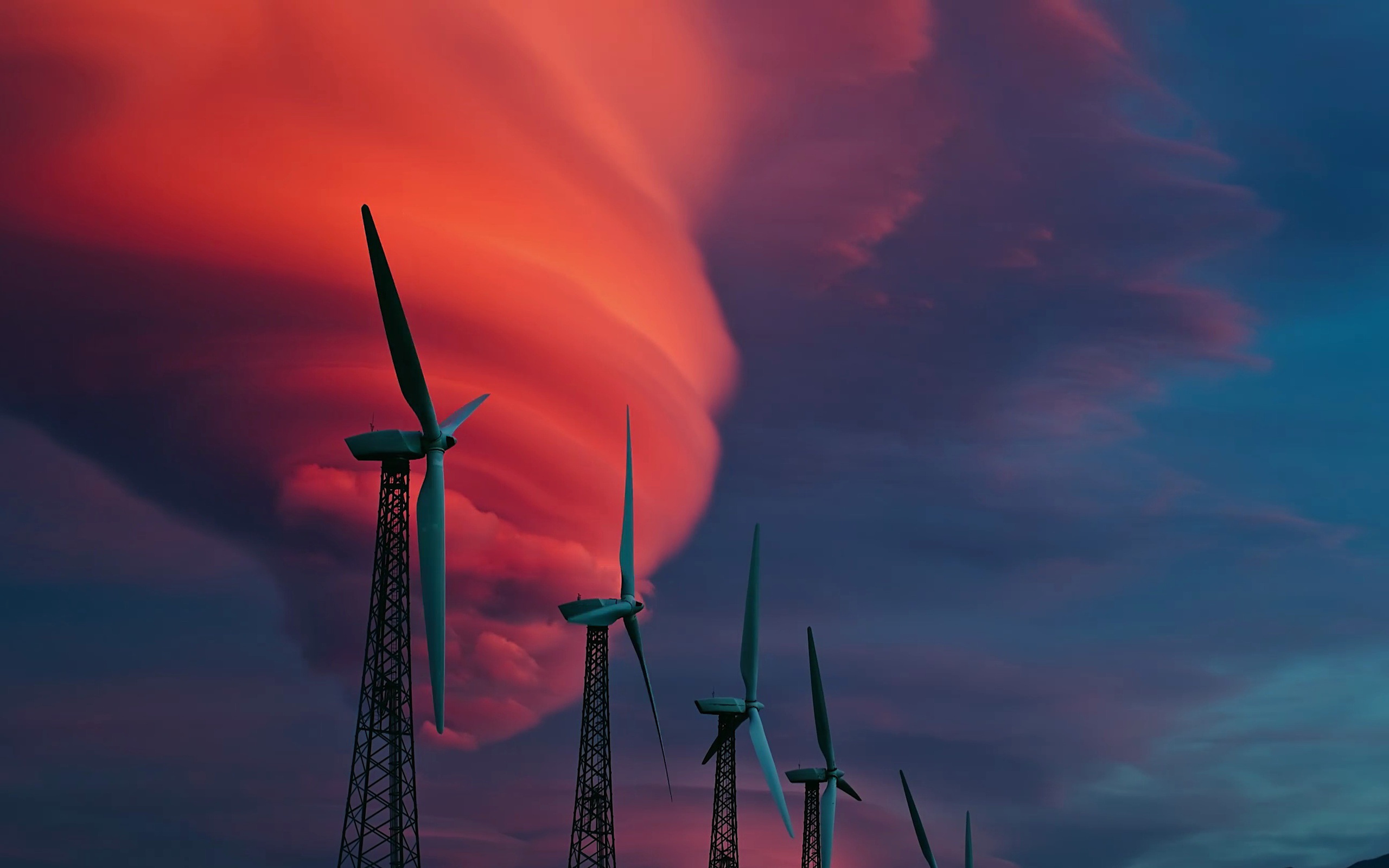 Wind Turbine Puter Wallpaper Desktop Background