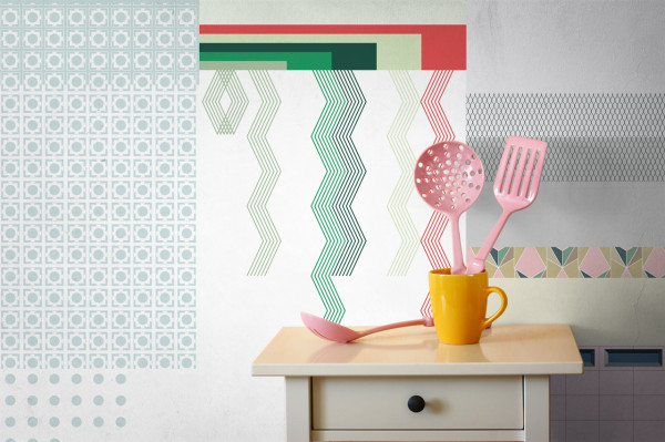 Cut Paste Wallpaper Collection by All The Fruits   Design Milk