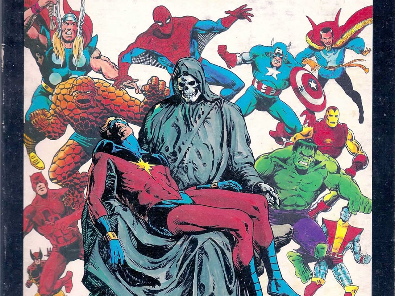 The Death Of Captain Marvel Puter Wallpaper Desktop Background