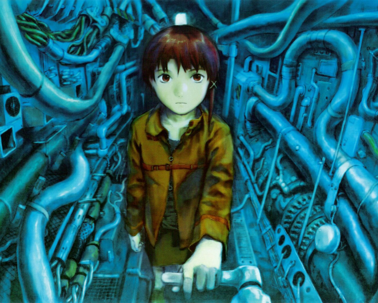 Download the many levels of reality uncovered in Serial Experiments Lain  Wallpaper  Wallpaperscom