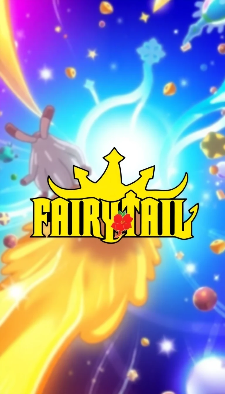 Fairy Tail Logo Wallpaper Yellow