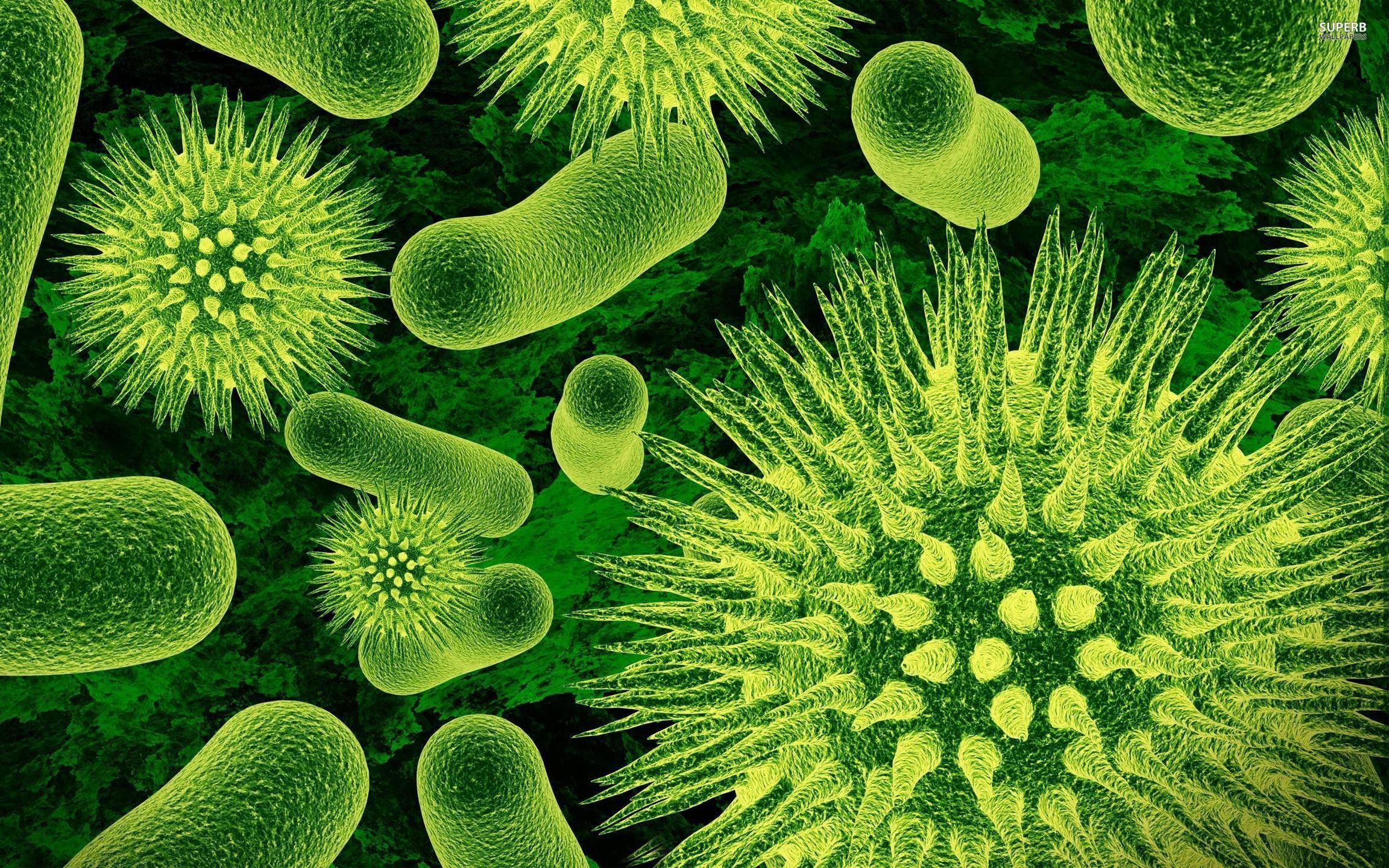 Germs Wallpaper Top Background