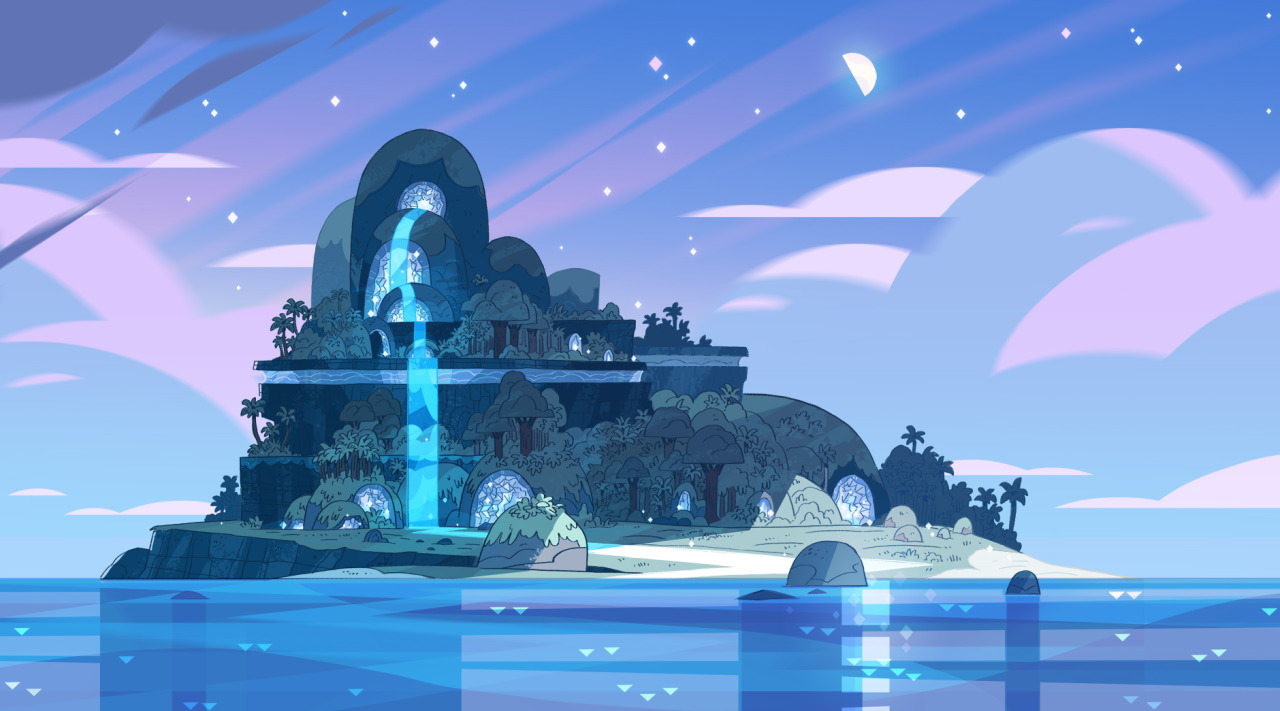 Selection Of Background From The Steven Universe Episode Island