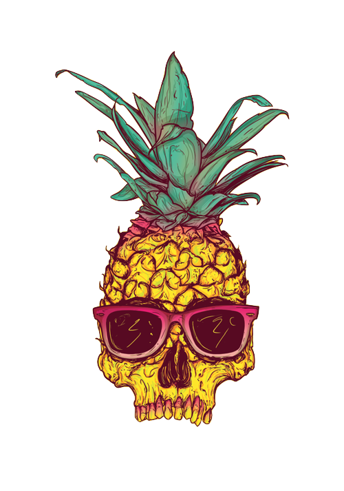 transparent pineapple