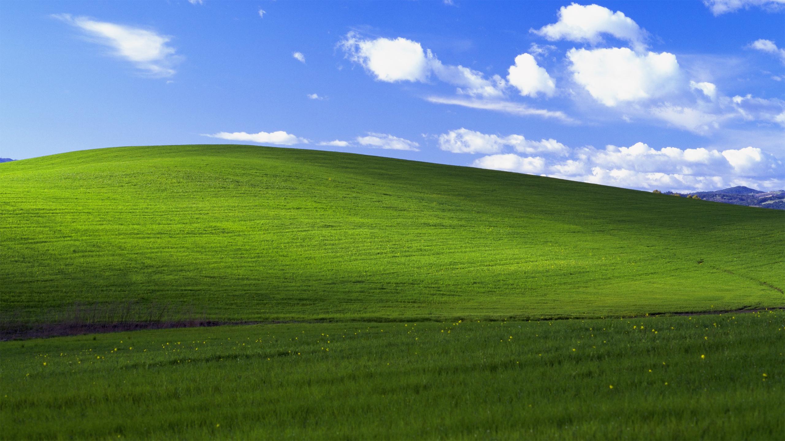 Used For The Windows Xp Default Wallpaper Is Mostly Untouched