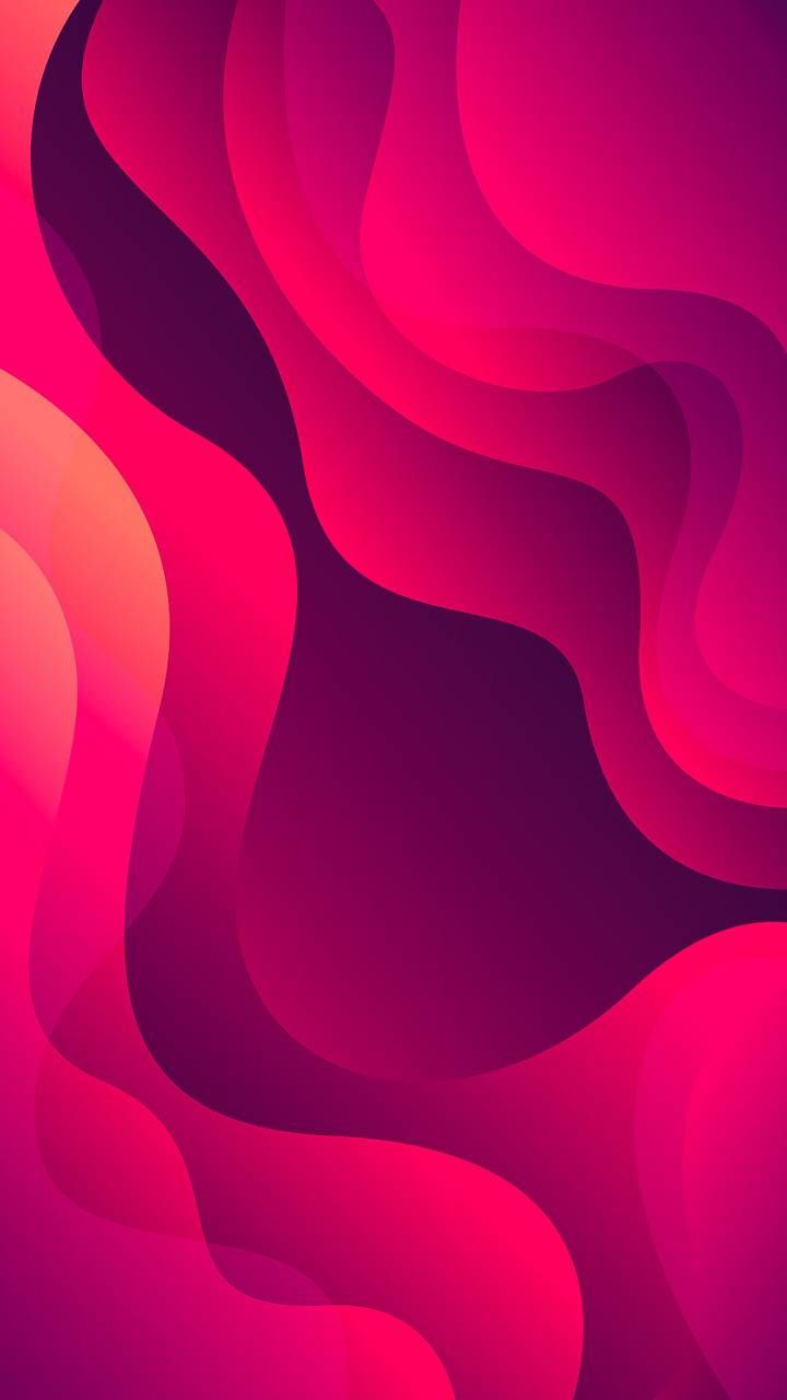 Hot Pink Abstract Wallpaper On