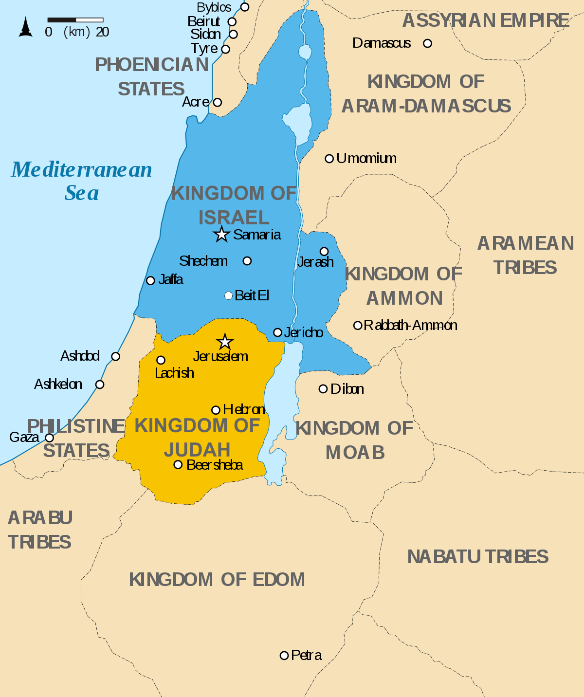 History Of Ancient Israel And Judah Wikipedia