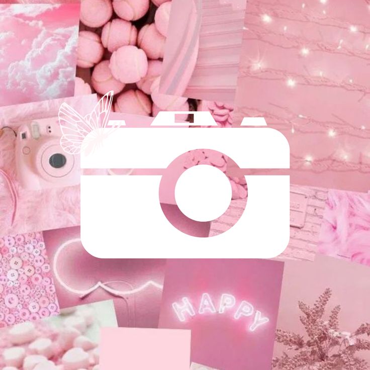 Free download Camera Icon Iphone photo app Pink wallpaper iphone Rose
