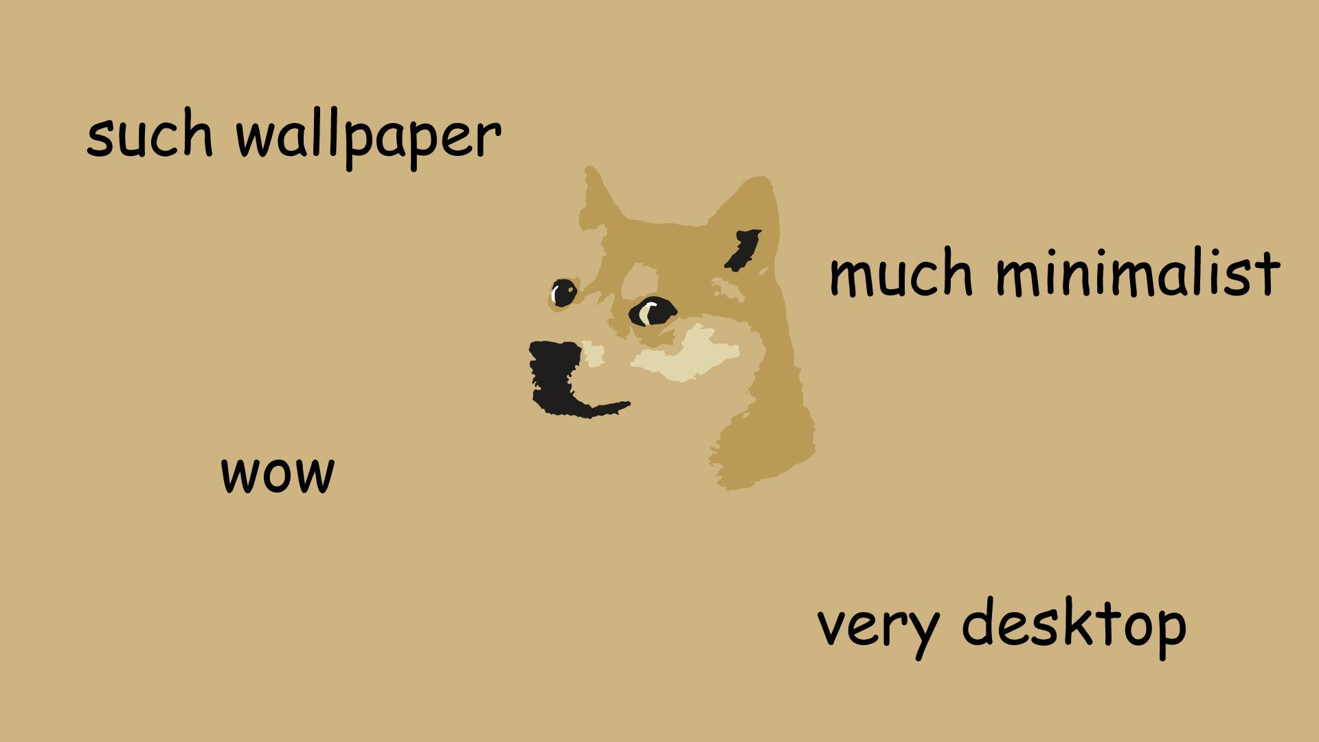 Such Wallpaper Much Minimalist Wow