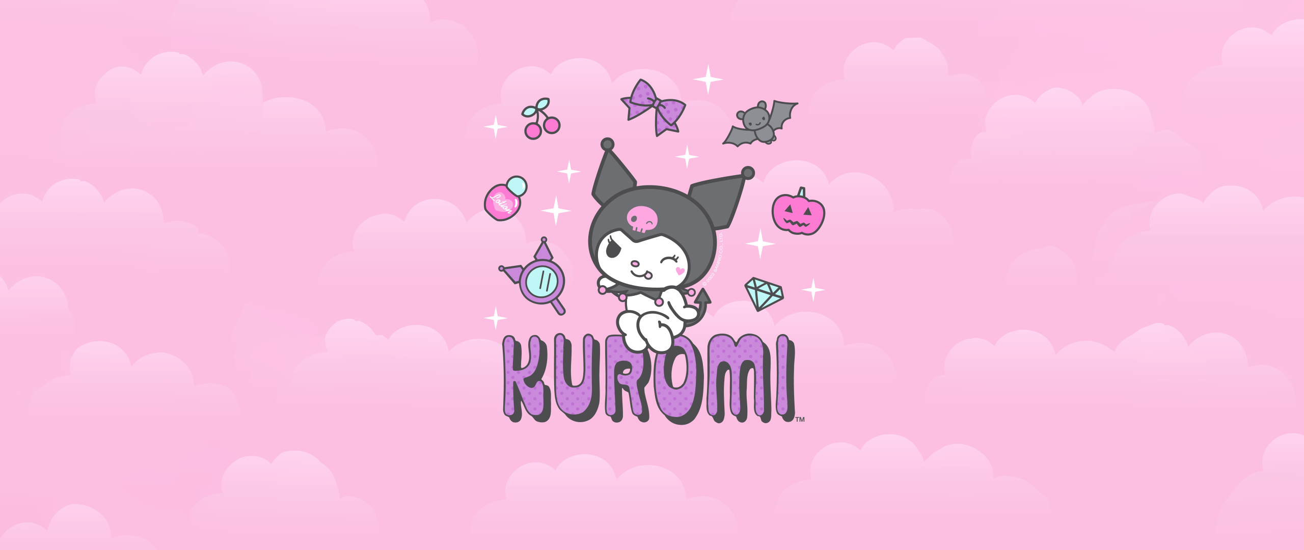 Aggregate Desktop Kuromi Wallpaper