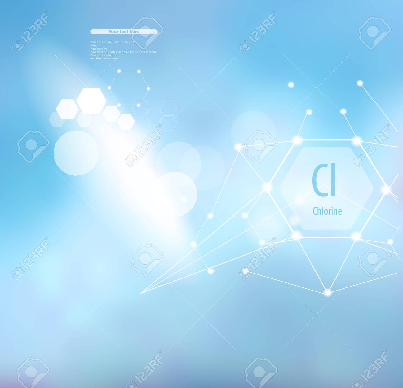 Free download Chlorine Abstract Background With Chlorine Sign And