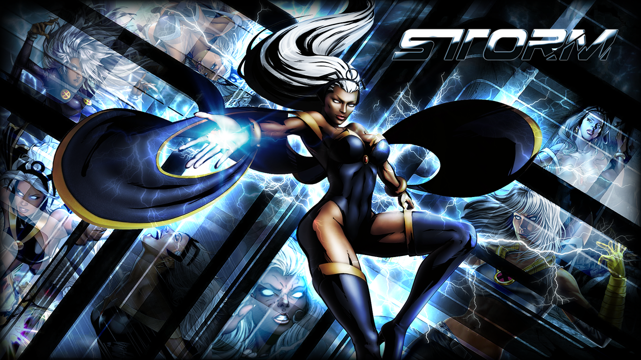 Ics Forever Storm Original Art From Shinkiro For Marvel Vs