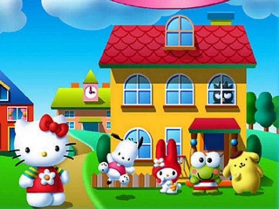 Hello Kitty Home And Friends Wallpaper Coloring