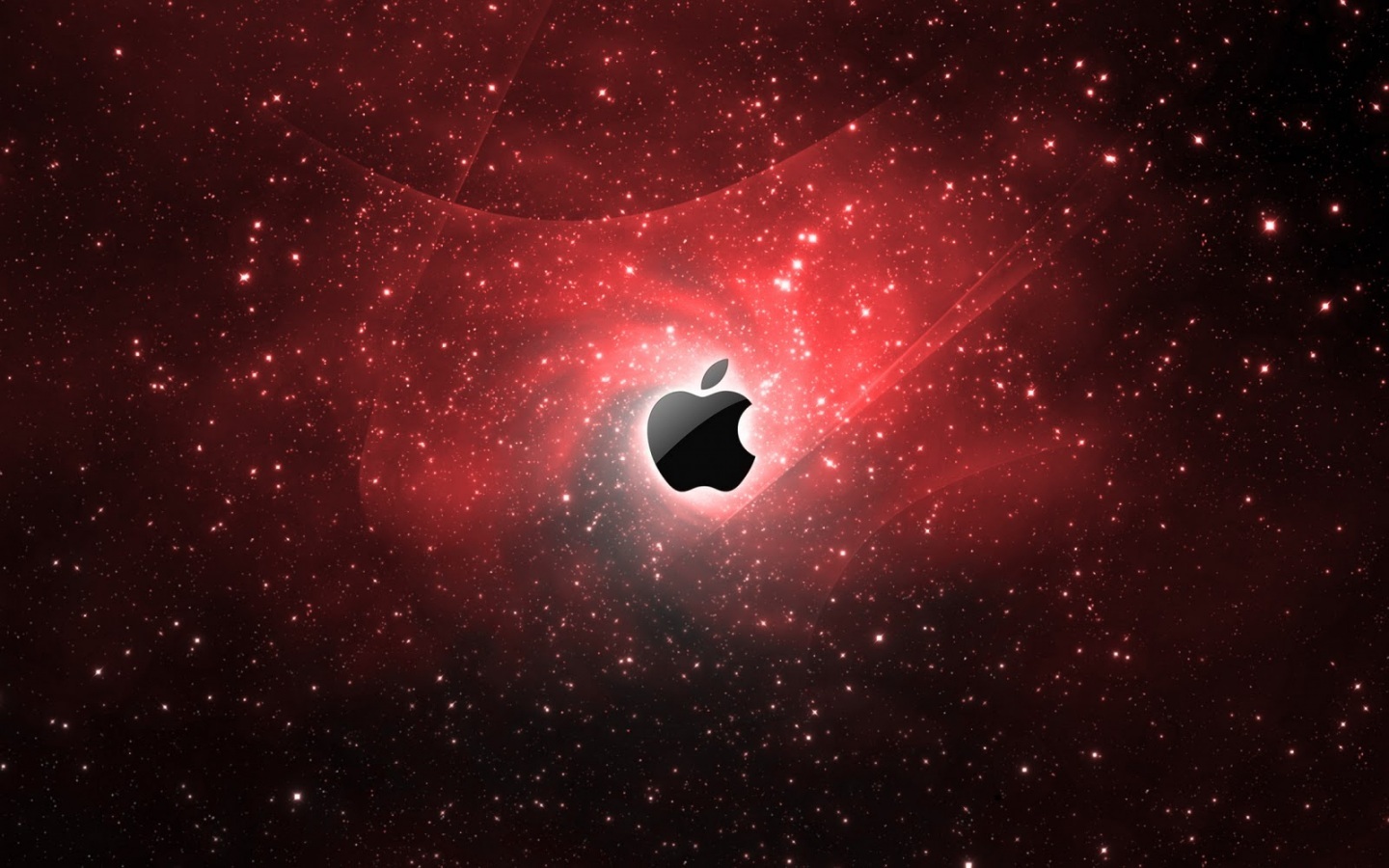 Red Apple Mac Galaxy Wallpaper Background Macbook