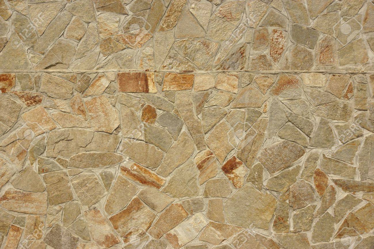 Shiny Flagstone Mosaic Tiled Texture Ornamental Background Stock