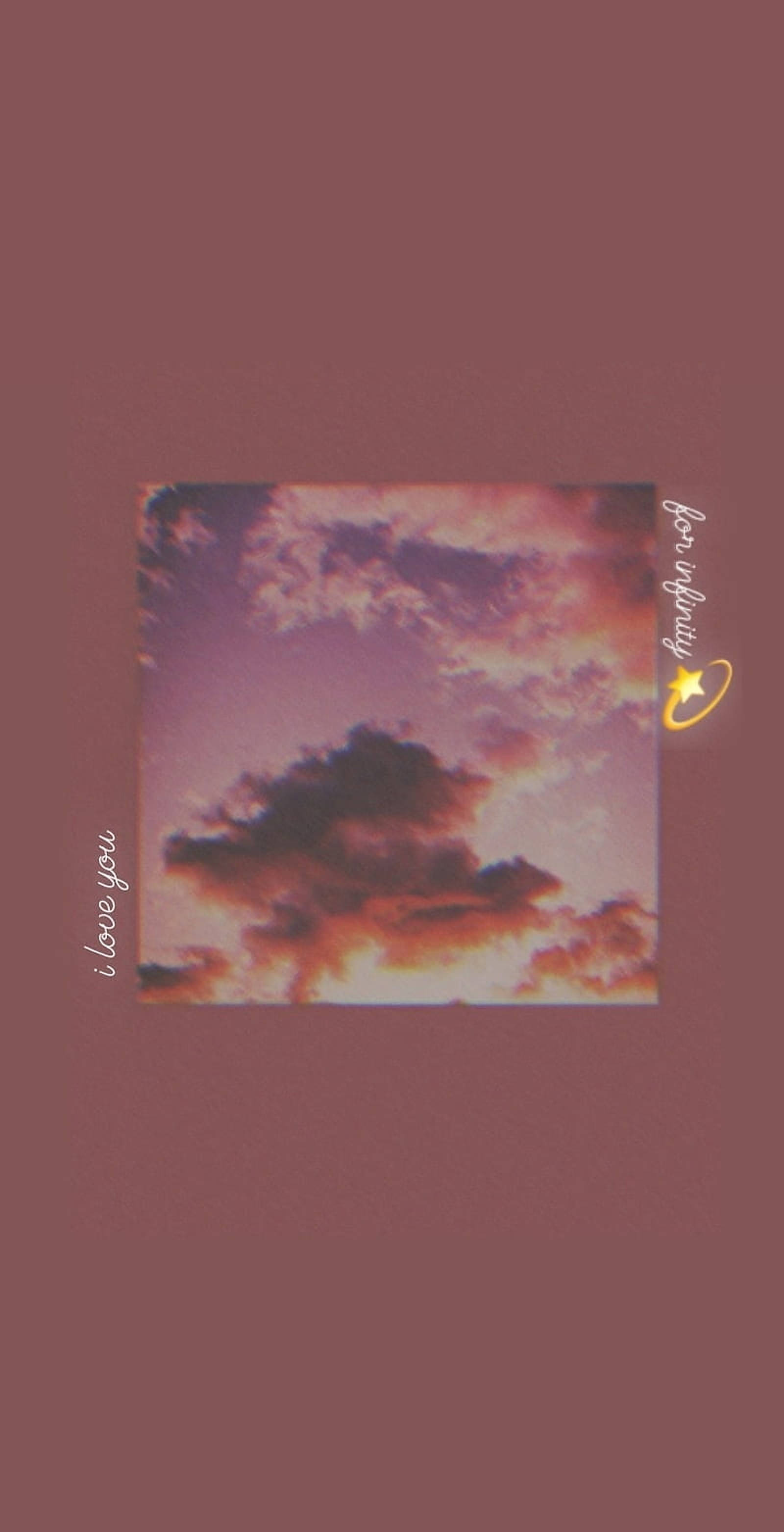 Old Rose Aesthetic I Love You Wallpaper