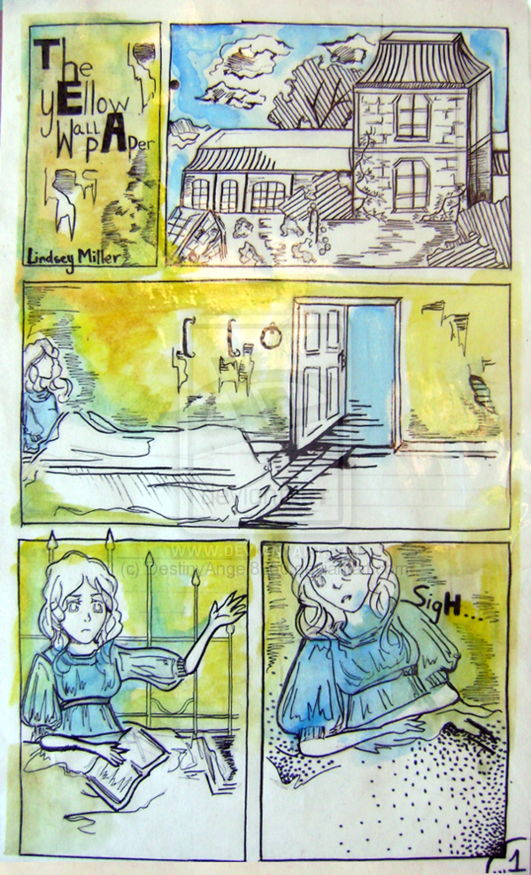 The Yellow Wallpaper Pg 1 by LindseyMiller on