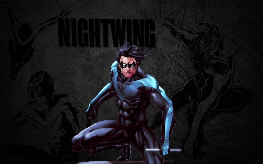 Nightwing Wallpaper Stud by Miggsy on
