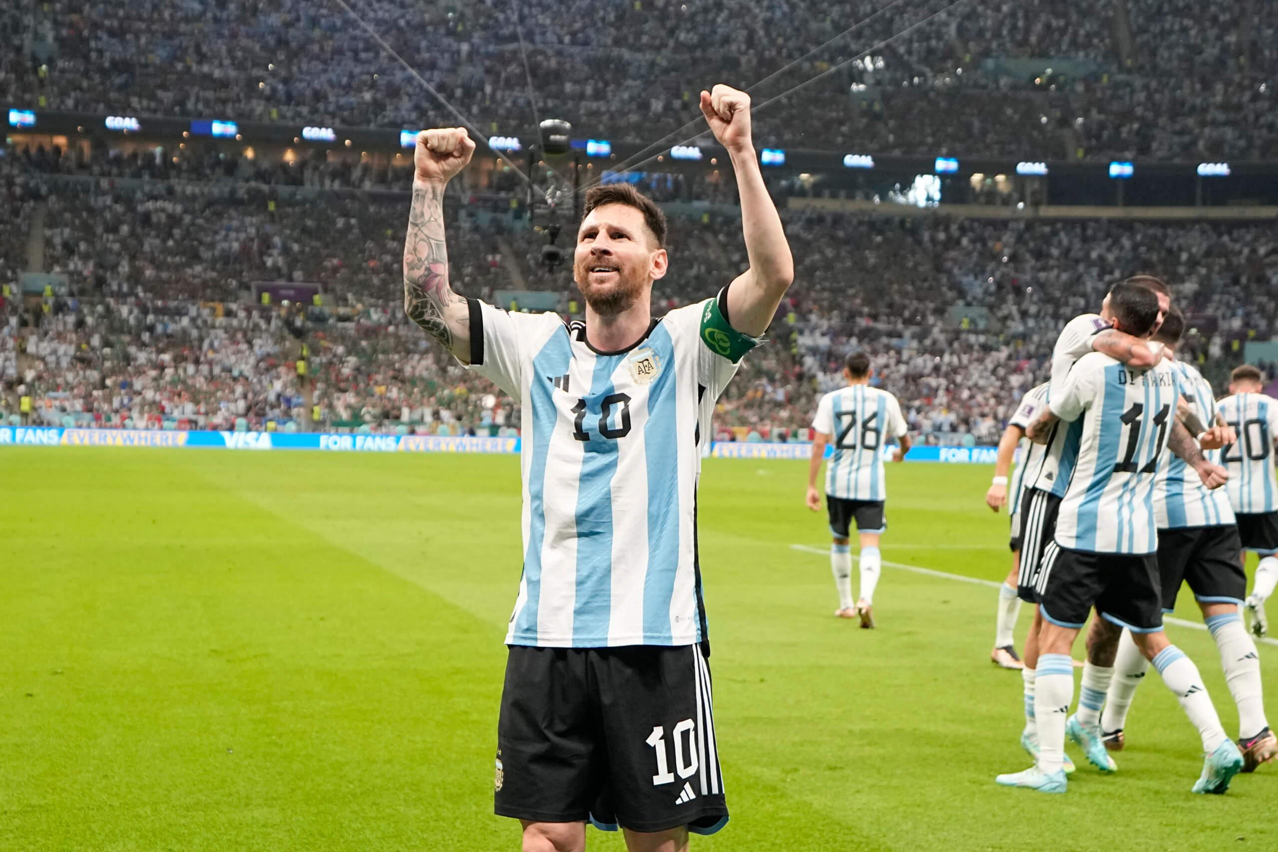 World Cup Group C Lionel Messi Helps Keep Argentina Alive In