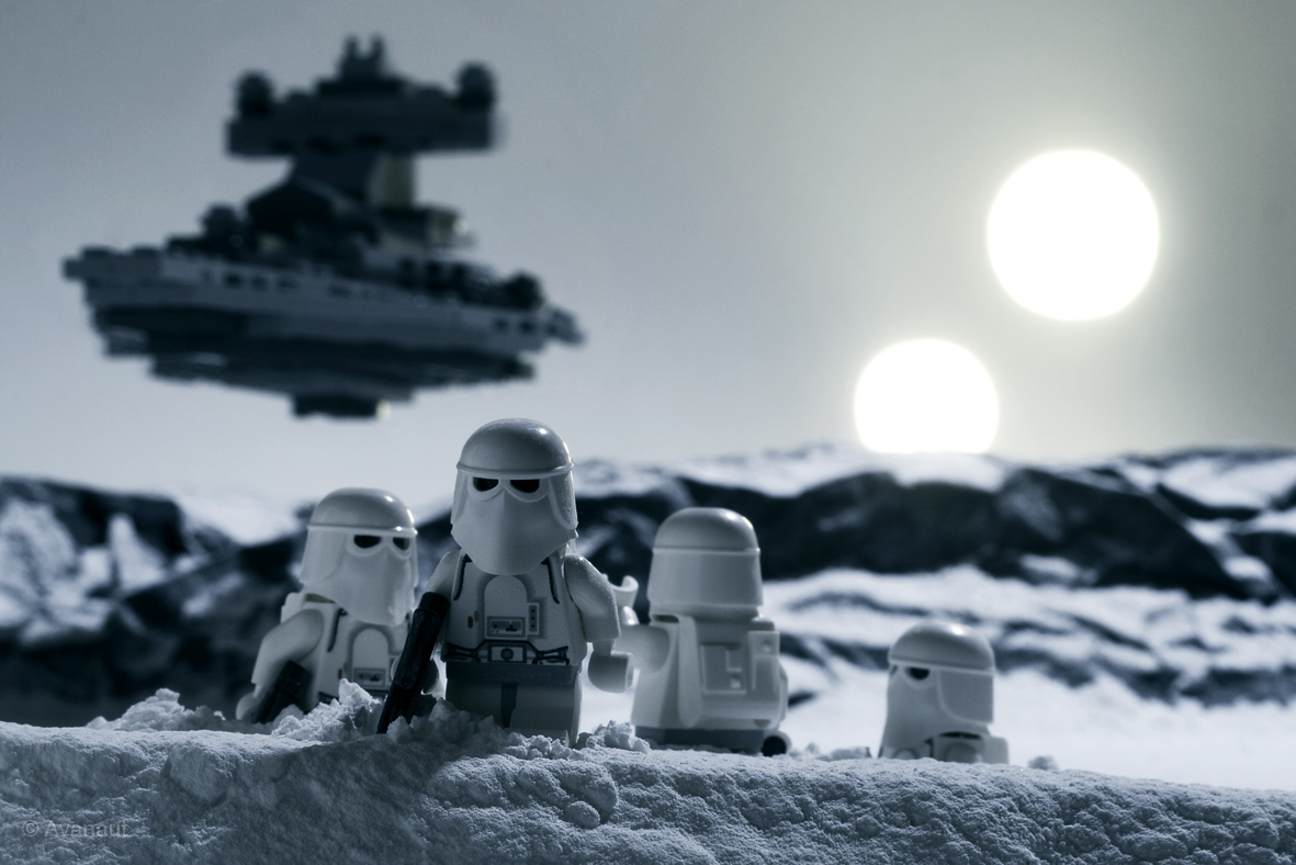 love of Star Wars and LEGOs Heres another Todays Wallpaper