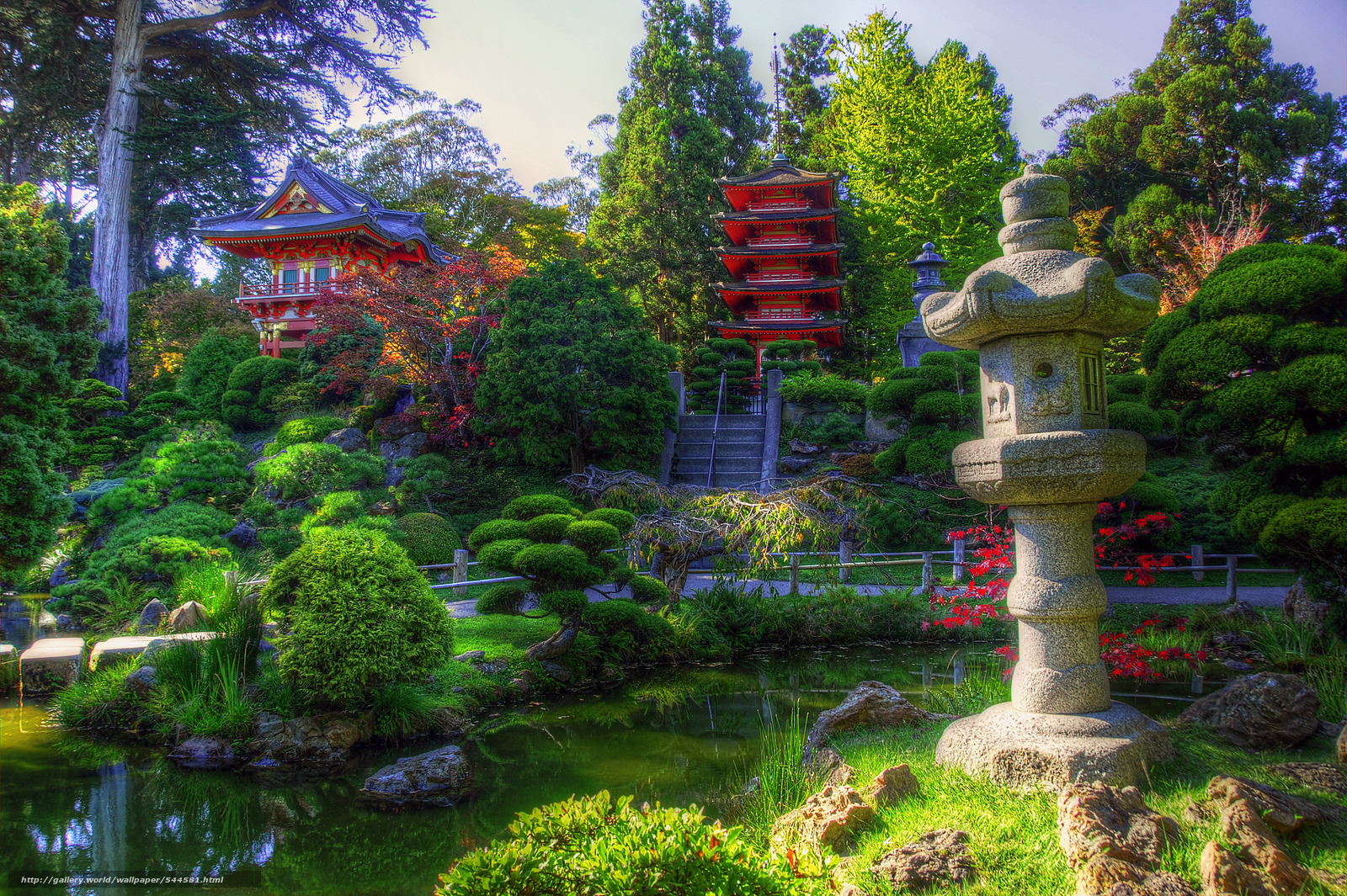  San Francisco California Japanese Tea Garden Japanese Garden