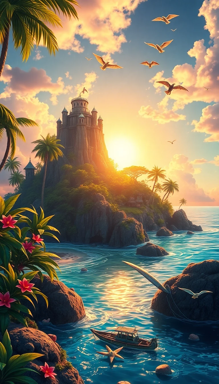 Fantasy Island Wallpaper