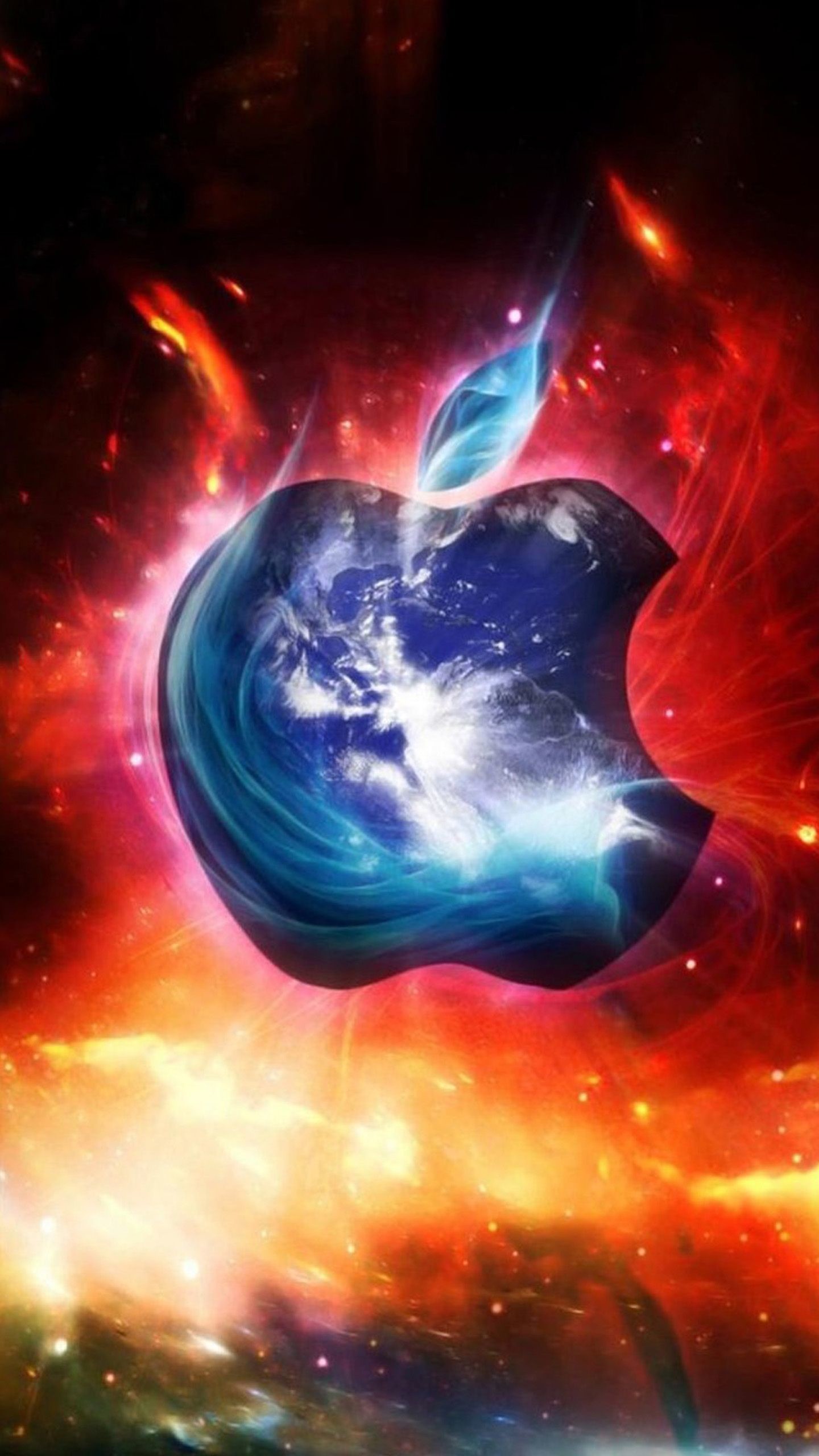 Cool Apple Background Wallpaper