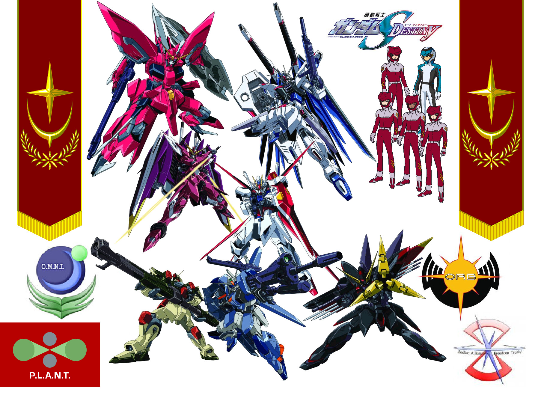 Gundam Seed Destiny Wallpaper By Vegeta2090